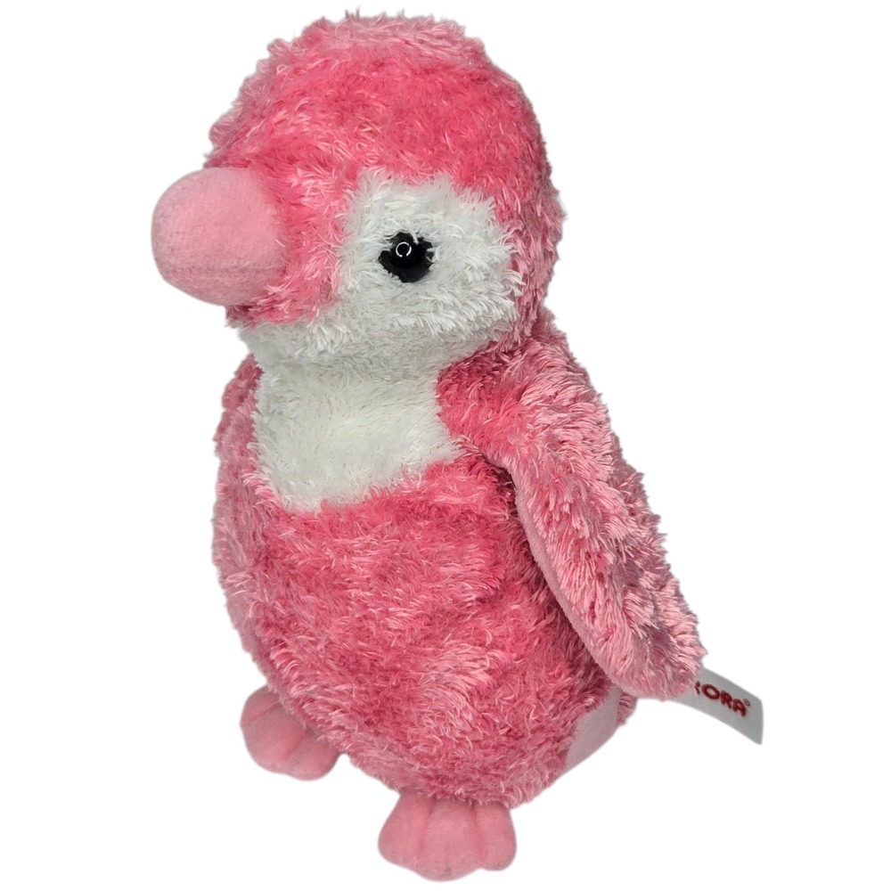 Aurora Pink Penguin Plush 8" Whimsical Zoo Animal Antarctic‎ Comical